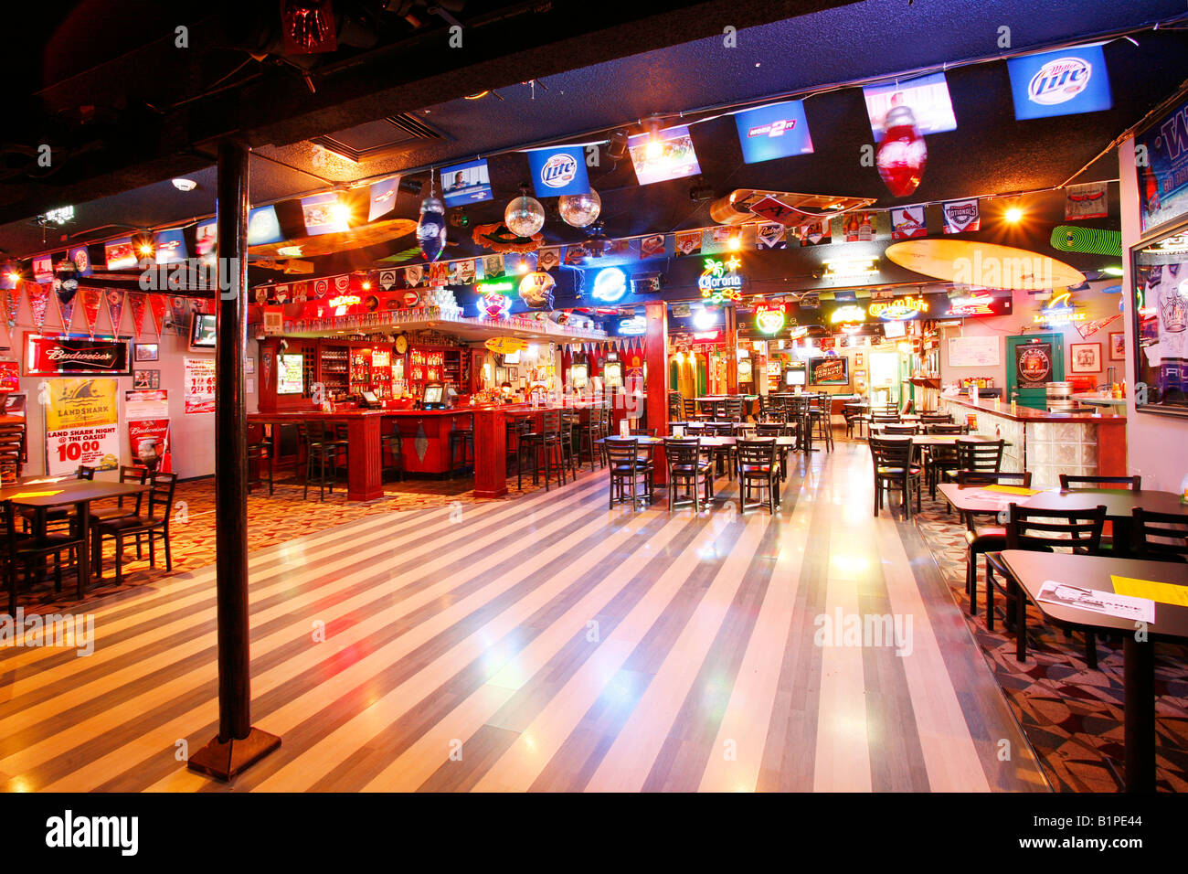 Small town US sports bar Stock Photo Alamy