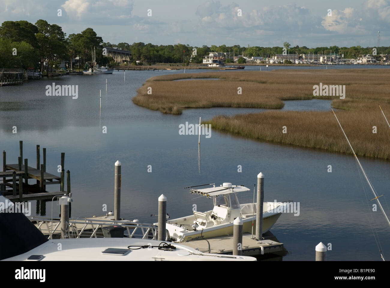 Carrabelle Boat Club Carrabelle Florida Stock Photo Alamy