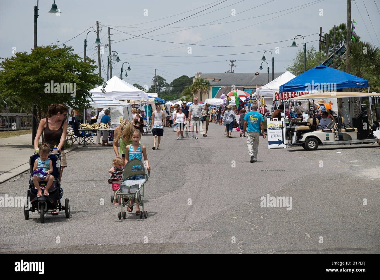 Annual Carrabelle Riverfront Festival Carrabelle Florida Stock Photo