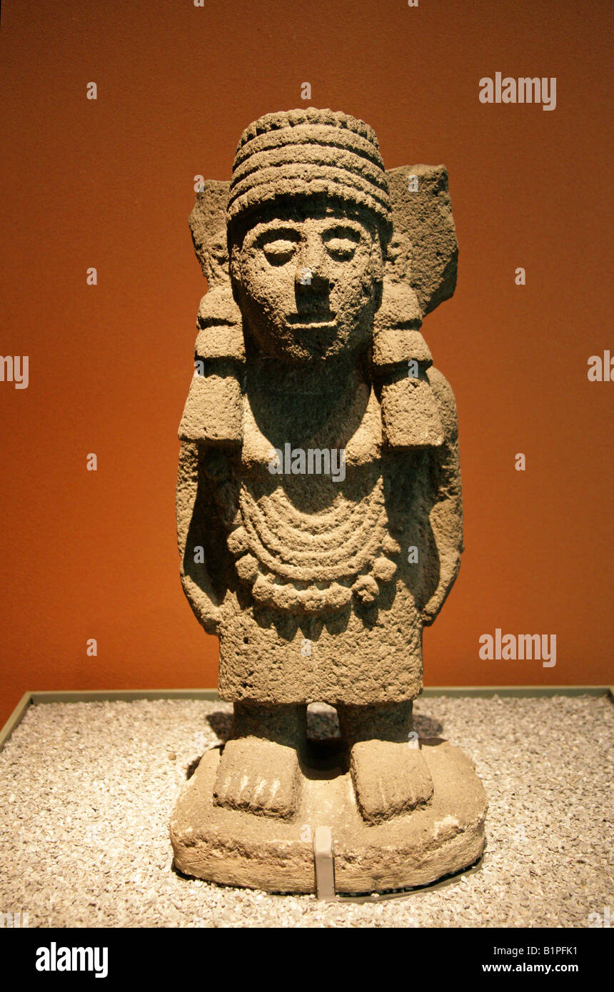 Stone Statue, Aztec PreColumbian Art, National Museum of Anthropology