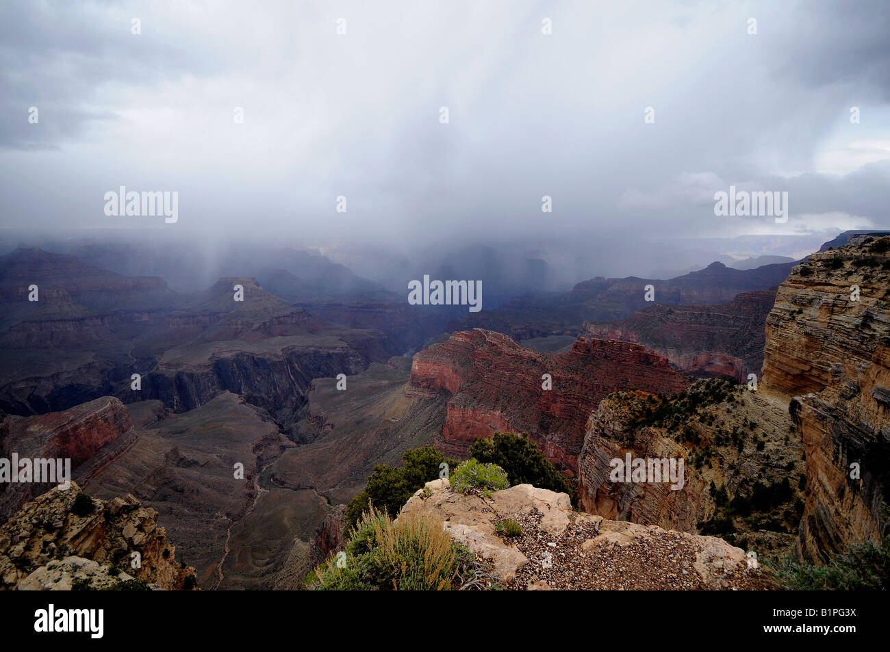 Grand Canyon Storm Stock Photo - Alamy
