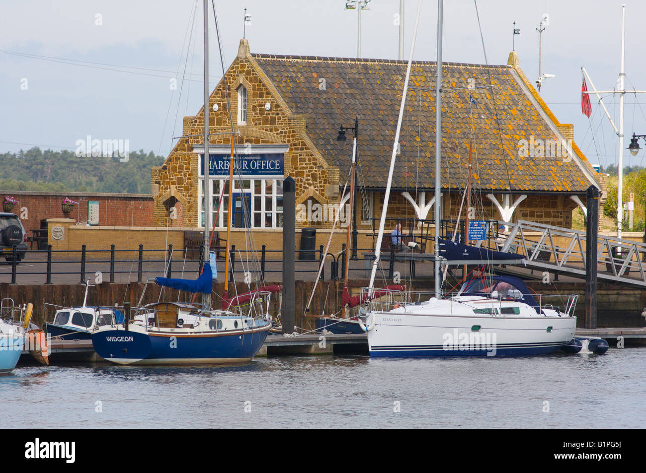 WellnexttheSea Harbour Masters office Stock Photo Alamy
