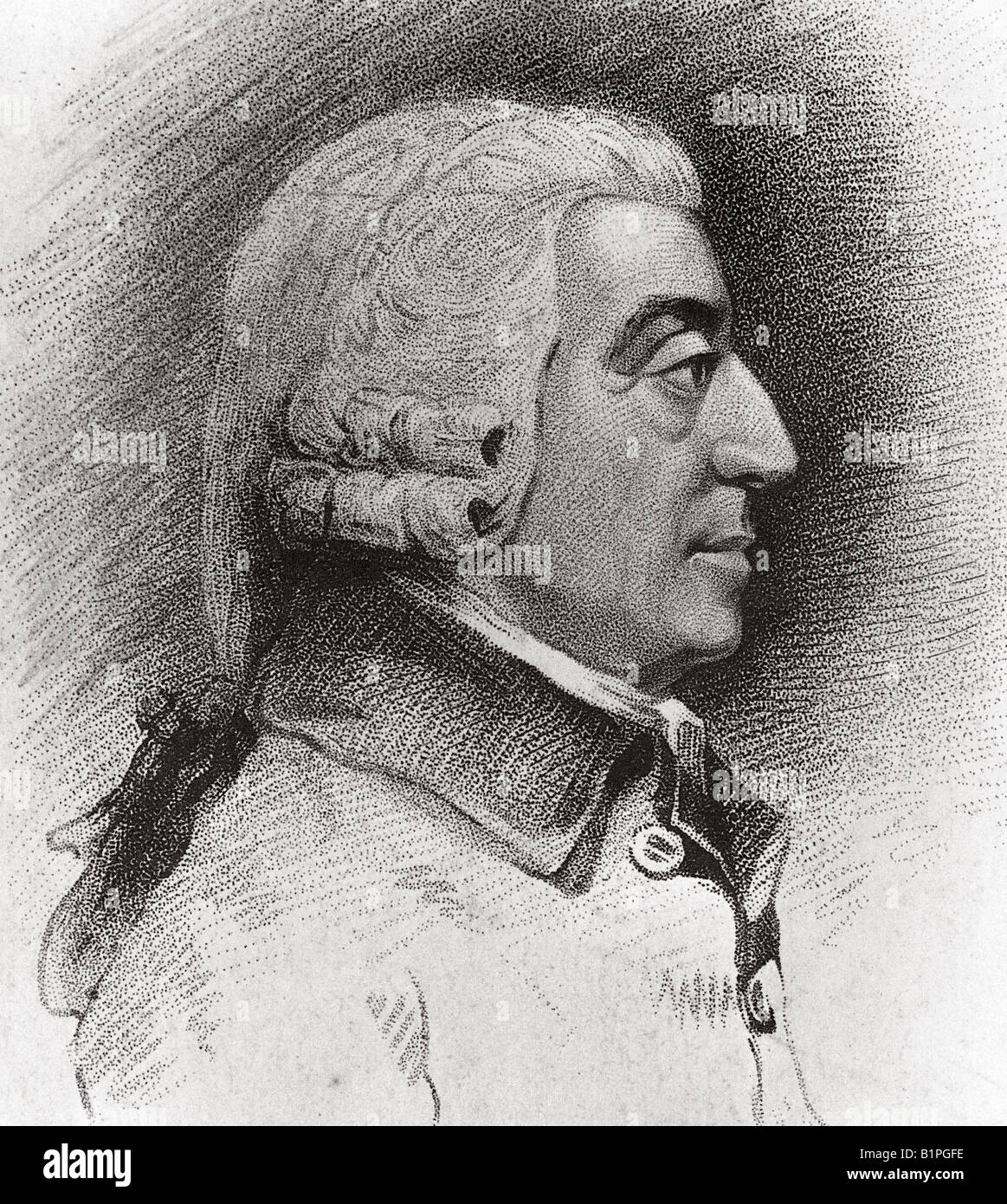 ADAM SMITH Scottish economist and philosopher 1723 to 1790 Stock Photo