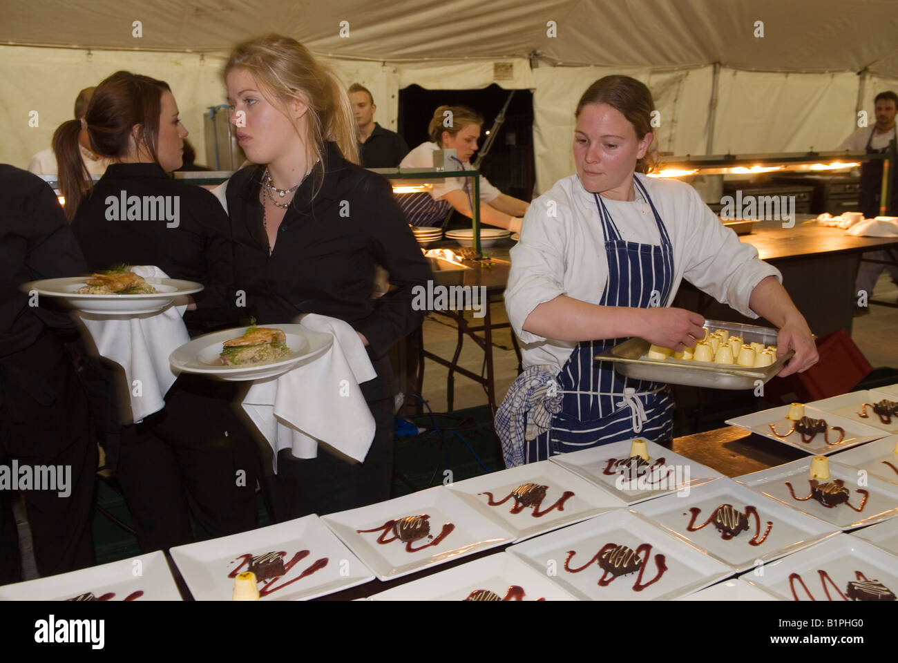 Catering marquee hires stock photography and images Alamy