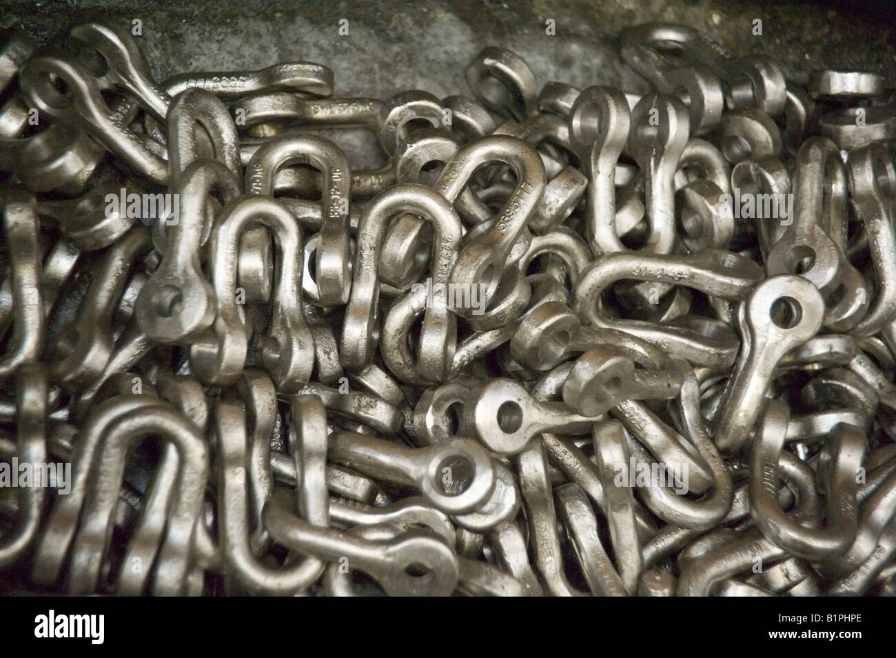 goods made from steel manufactured in a factory Stock Photo Alamy