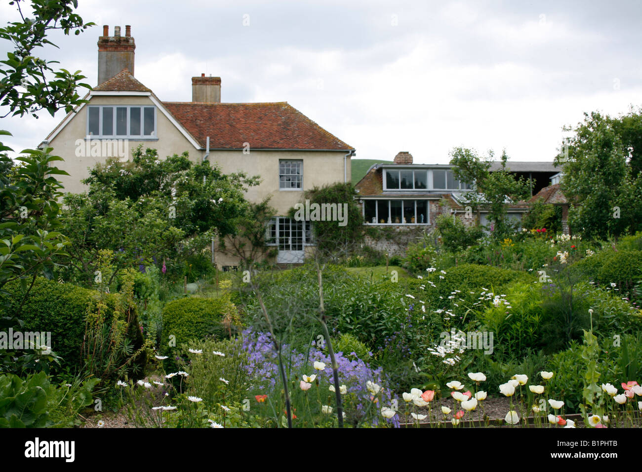 Charleston Farmhouse, Sussex, England. Home to the Bloomsbury set. View