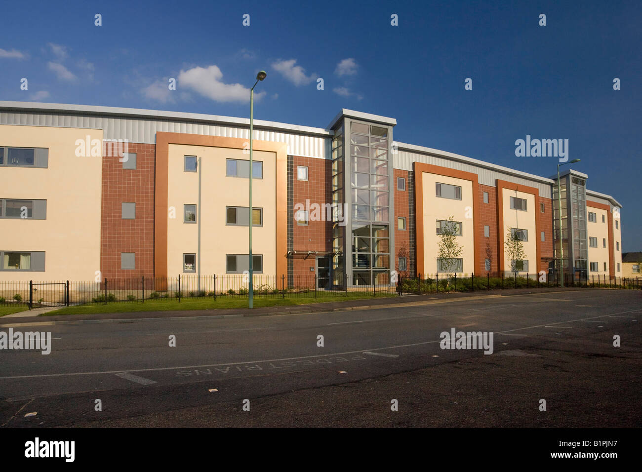 new flats / homes at "Station Hill", Bury St Edmunds, Suffolk, UK Stock Photo Alamy