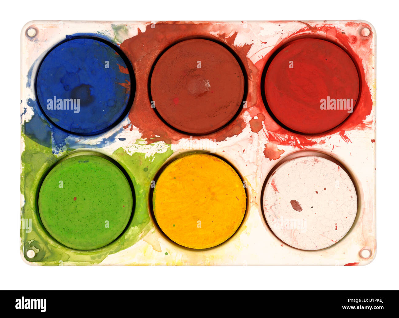 Artist palette Stock Photo