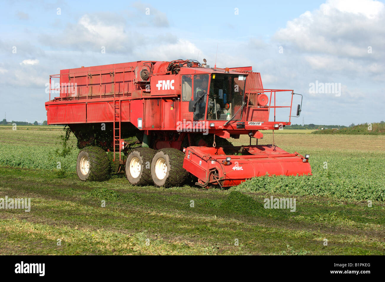 Pea harvest machine hi-res stock photography and images - Alamy