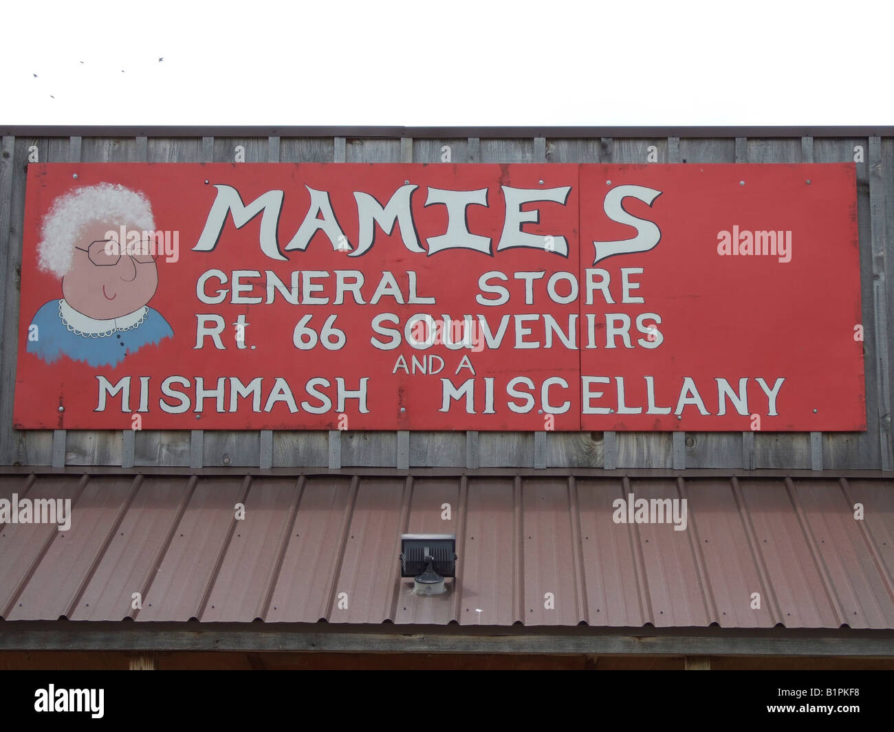 USA Oklahoma Stroud Mamies General Store and souvenir shop Stock Photo