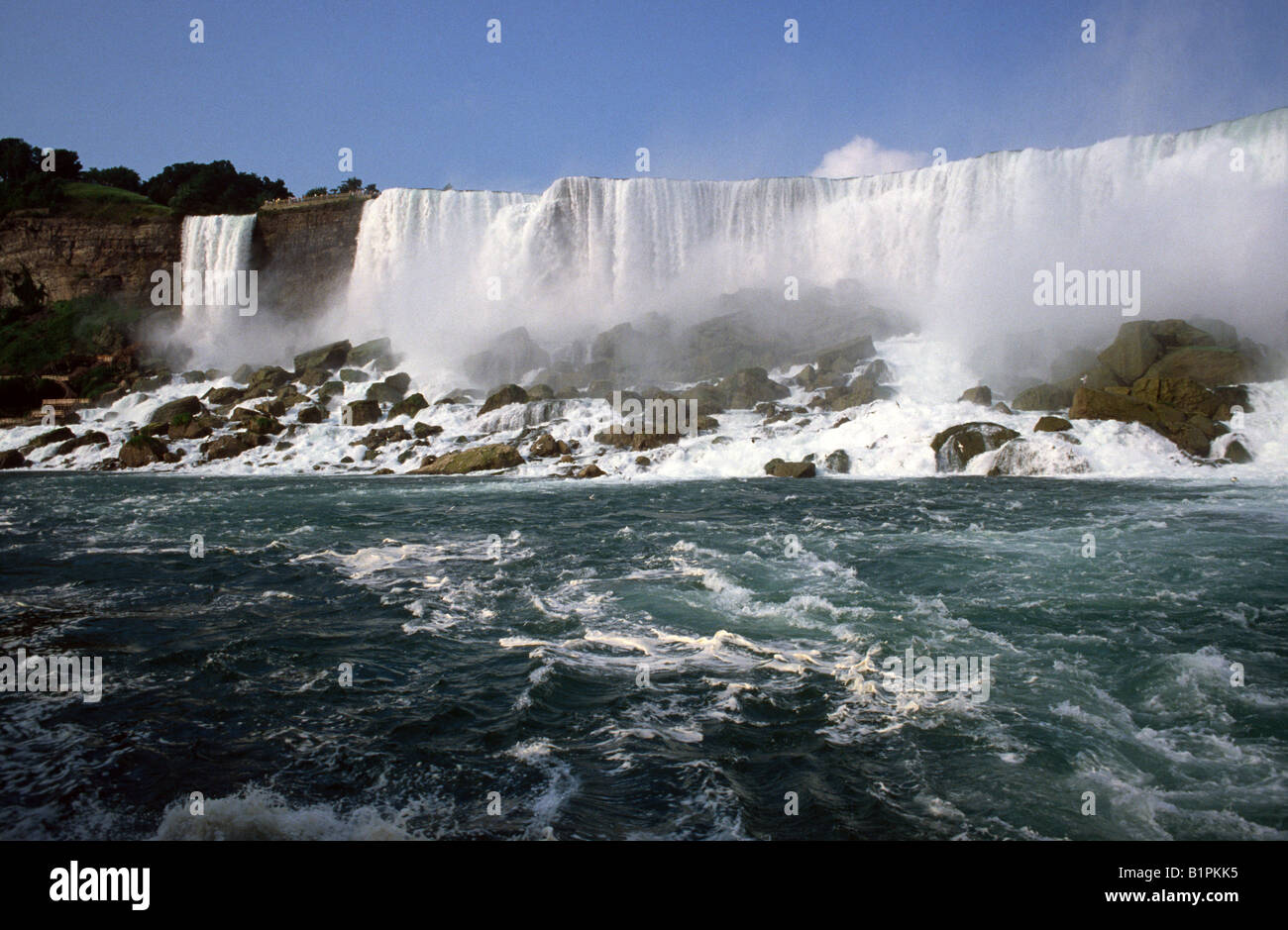 Niagara Falls USA Canada border Stock Photo - Alamy