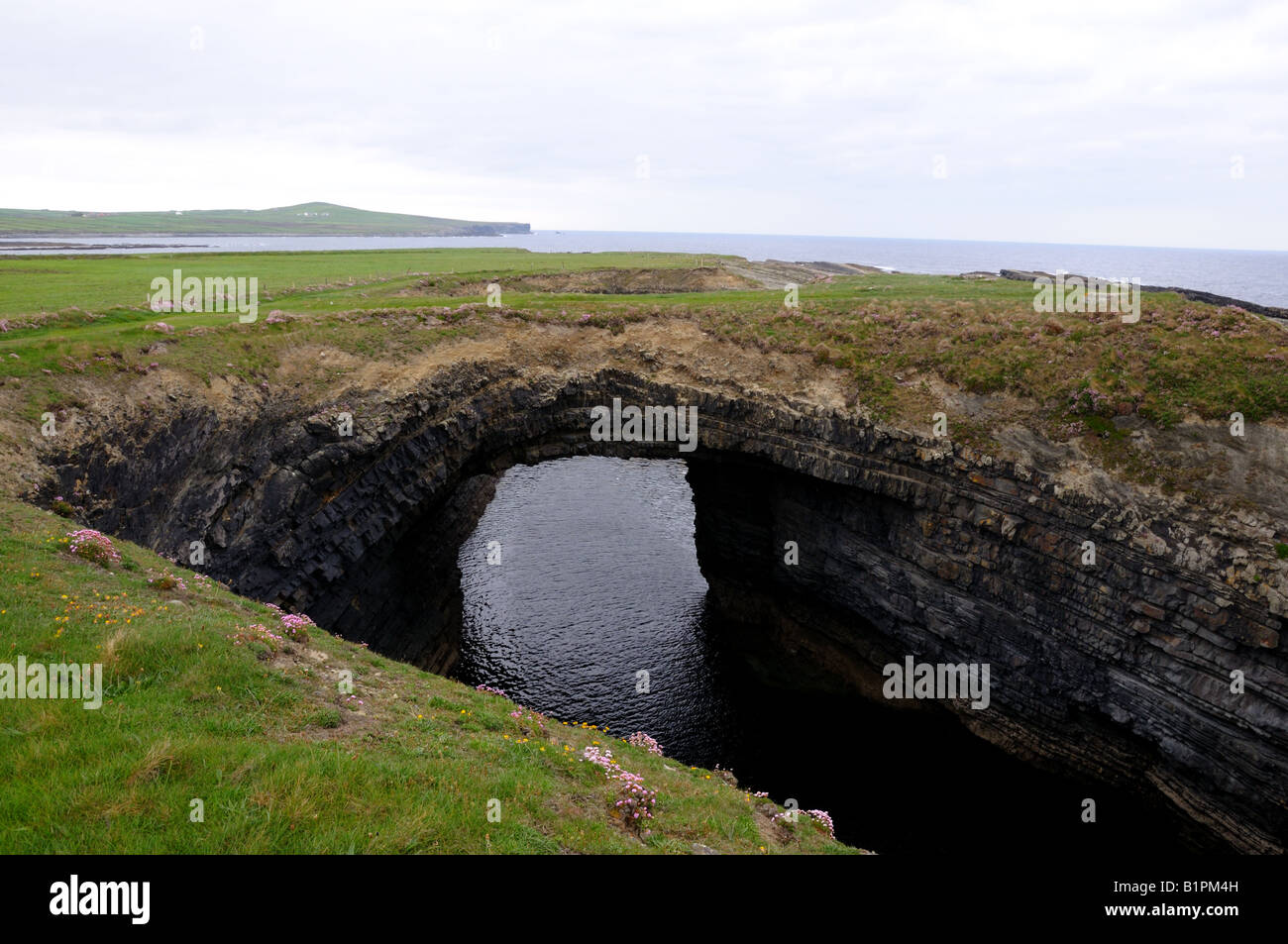 The Bridge of Ross. A natural bridge formed by the Ross Sandstone of