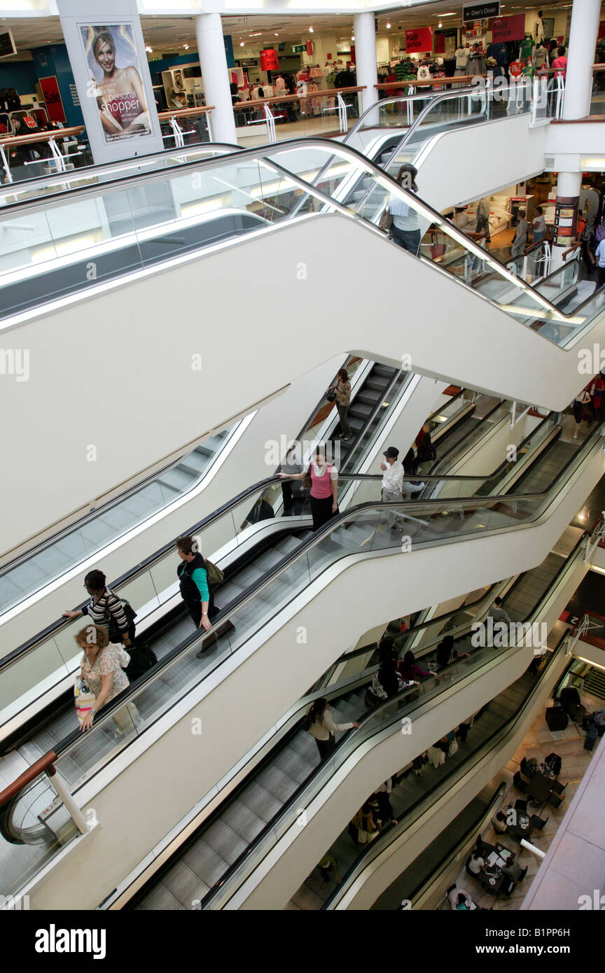 An Atrium in the flagship John Lewis Department store in Oxford Street
