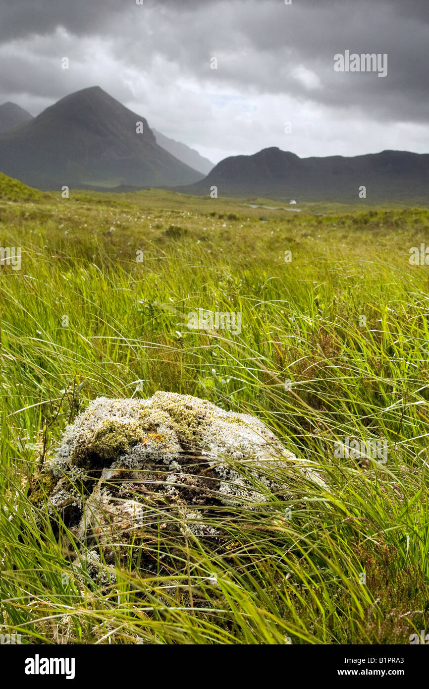 Mountains of Syke  Sligachan Carbost Isle Of Skye, Highland, Scotland uk Stock Photo