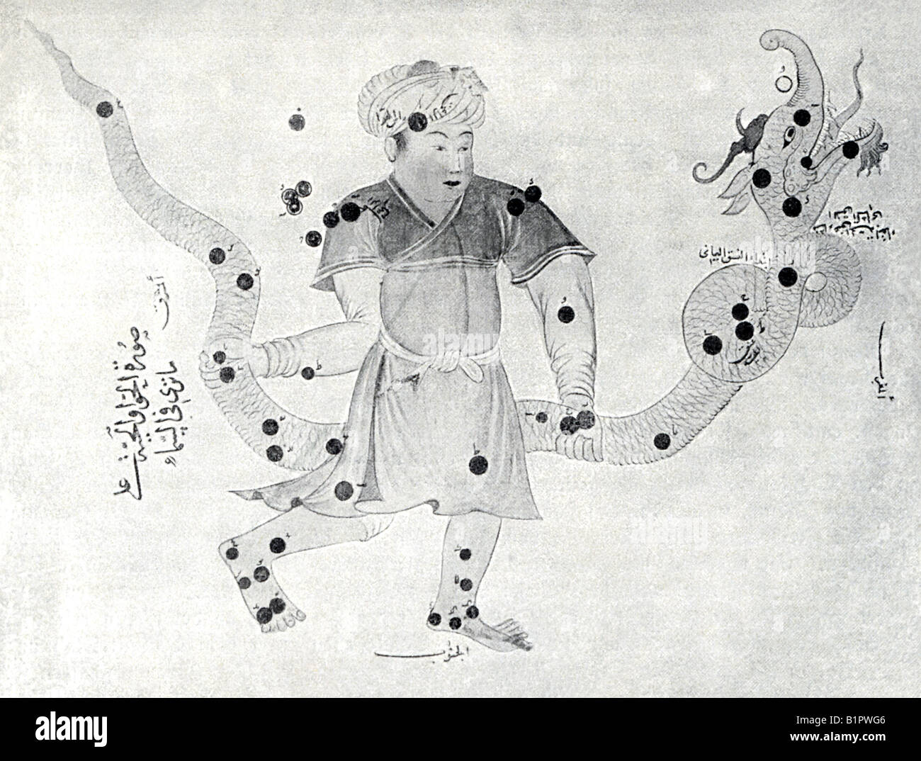 Image in Arab Work on Astronomy Stock Photo