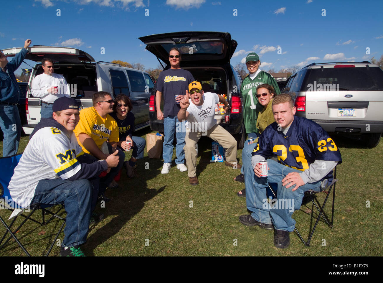 Tailgate Party in anticipation of University of Michigan Wolverines