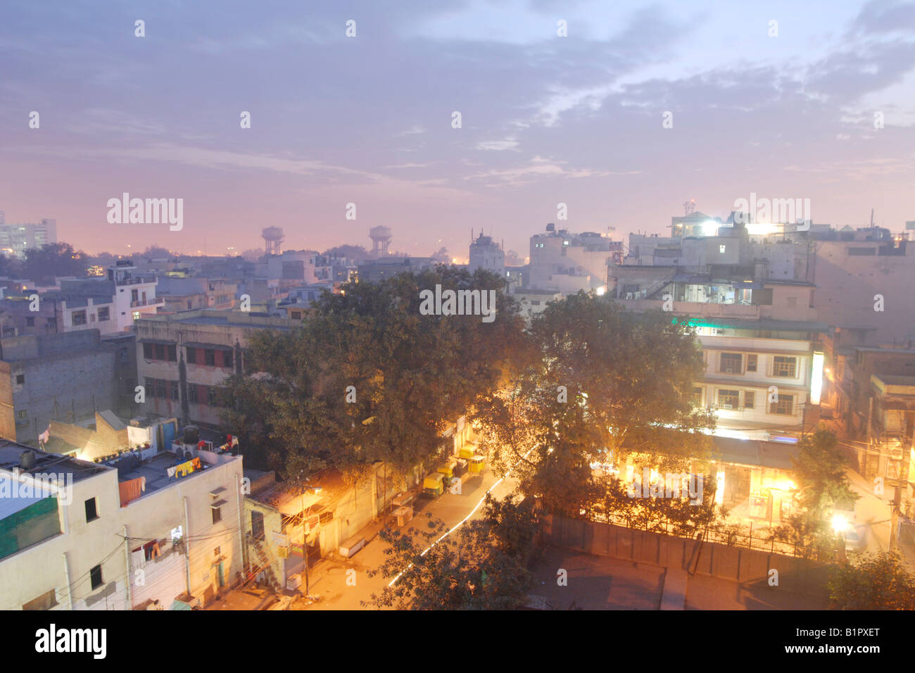 Sunset, New Delhi India Stock Photo Alamy