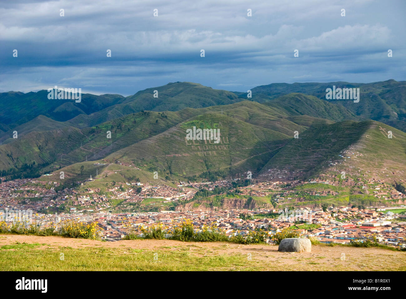 Sacsayhuaman aerial hi-res stock photography and images - Alamy