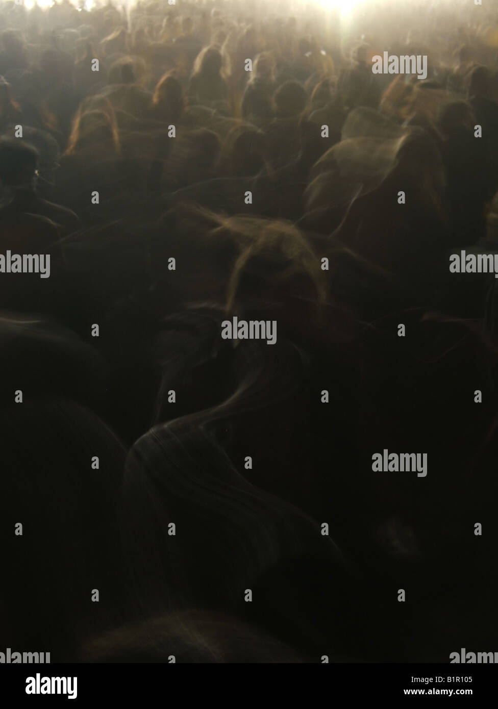 abstract scene young crowd at music concert night Stock Photo - Alamy