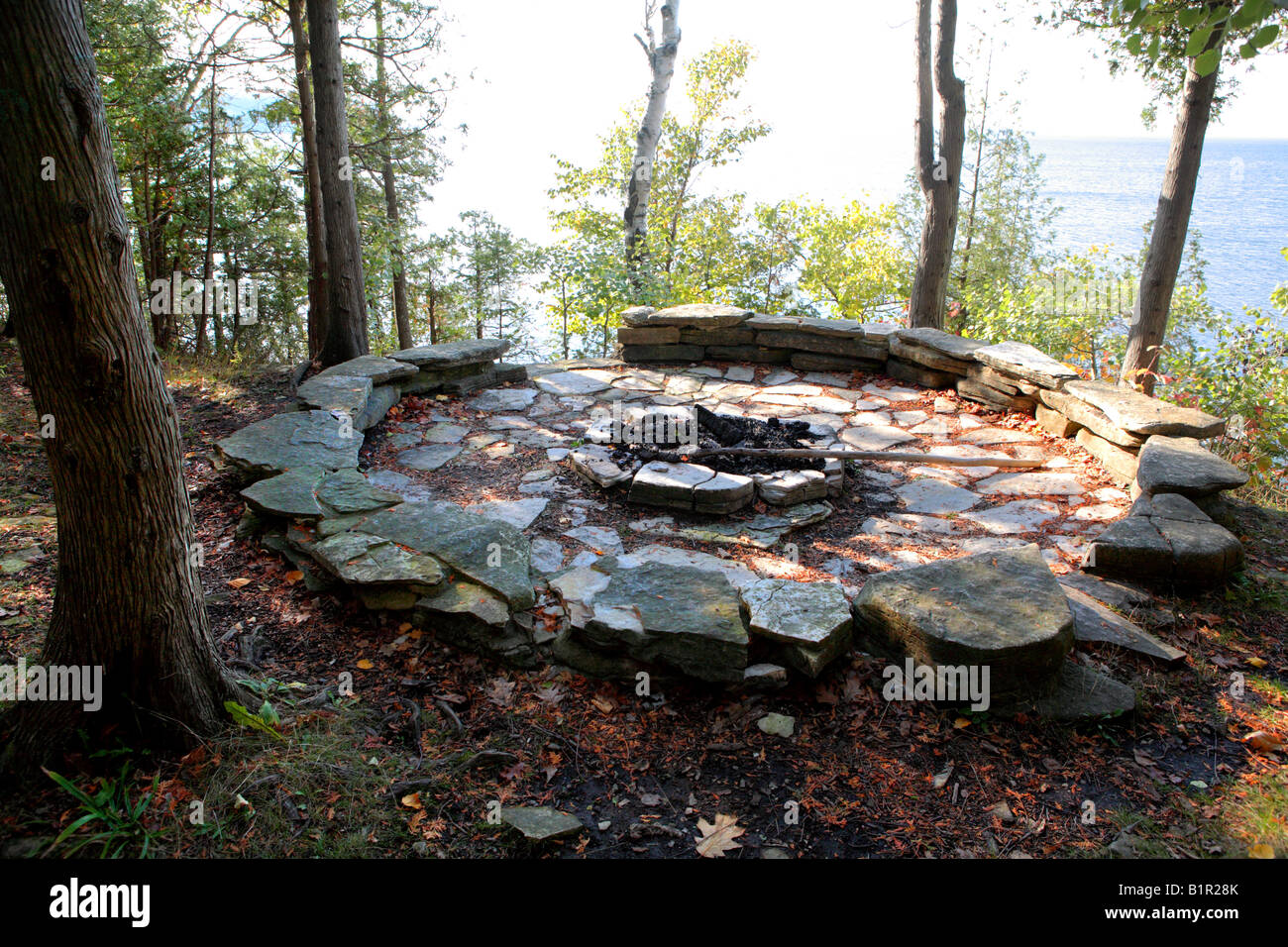 Council Ring Designed By Jens Jensen In The Clearing In Ellison
