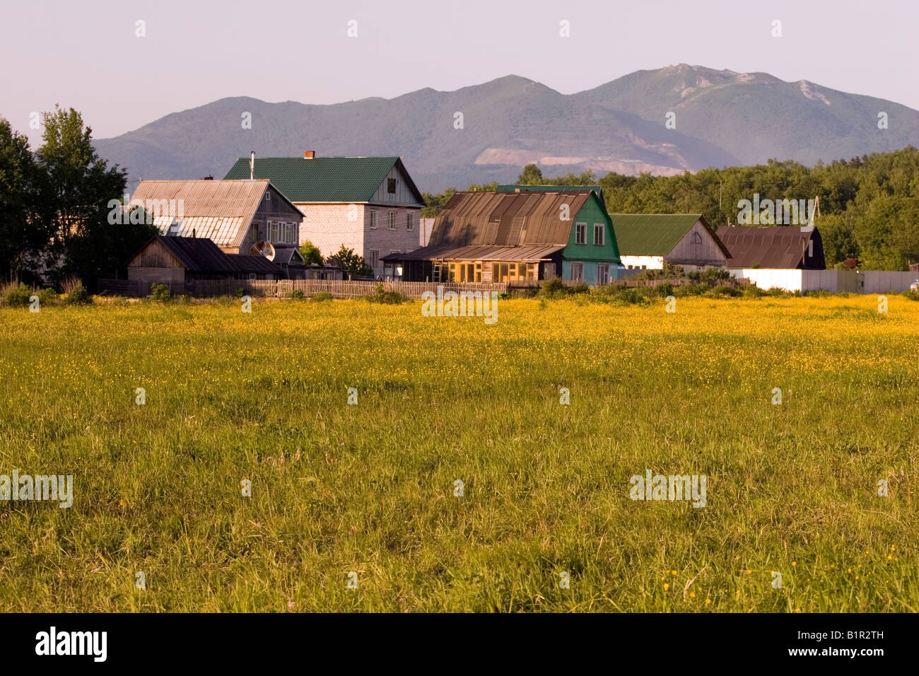 Russian farming village hi-res stock photography and images - Alamy