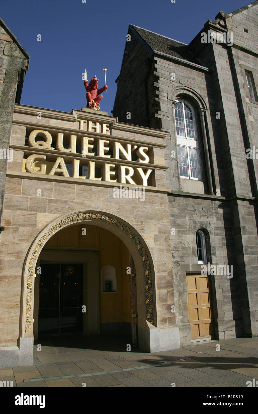 City of Edinburgh, Scotland. Horse Wynd visitors entrance to the Queen