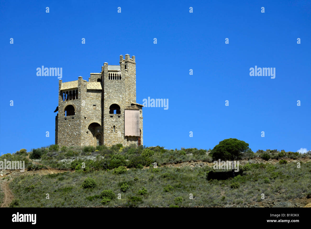 Water Tower, Alhaurín el Grande, Andalucia, Spain Stock Photo