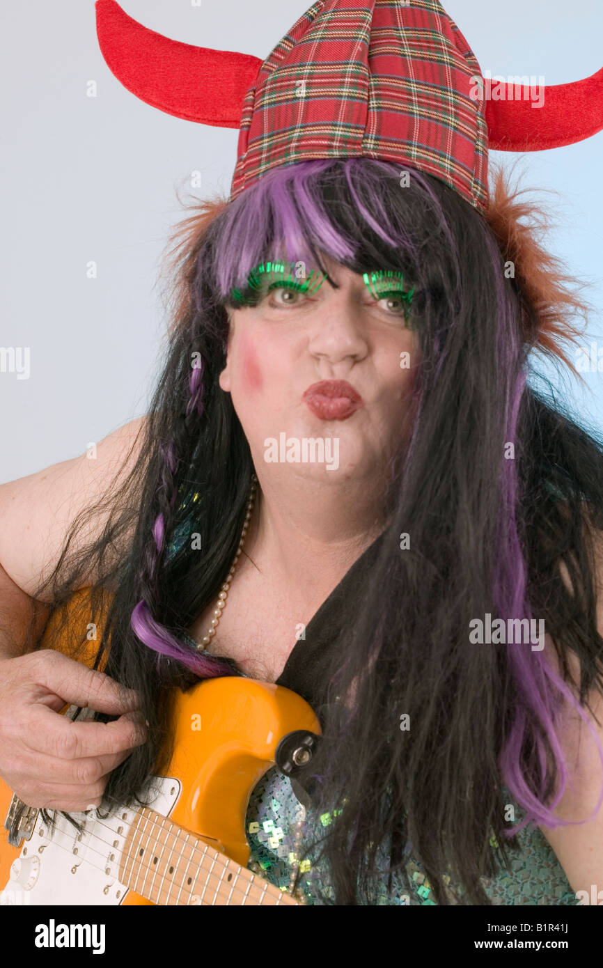 Old Glam Rocker Stock Photo - Alamy