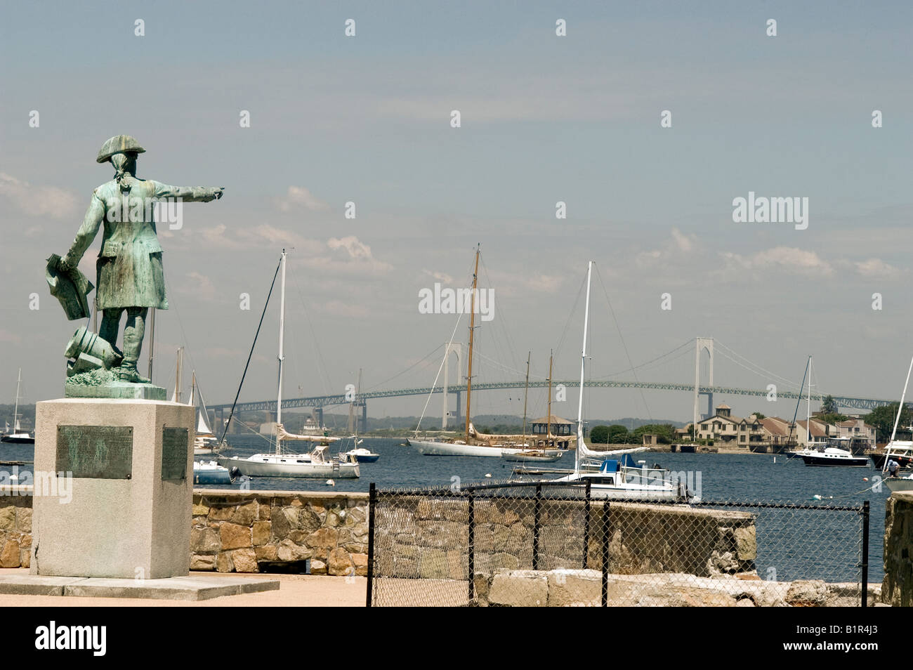 Rochambeau statue, Newport, Rhode Island USA Stock Photo Alamy