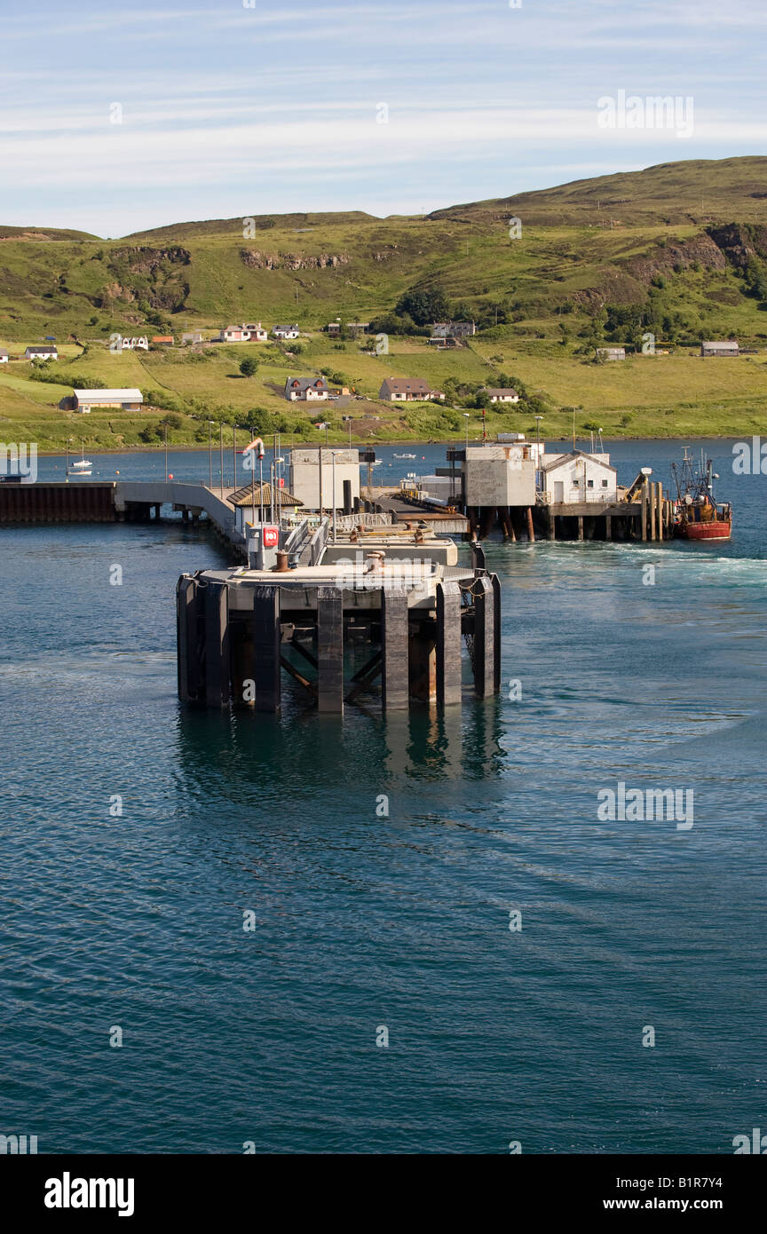 Uig ferry port, Isle of Skye, Scotland Stock Photo