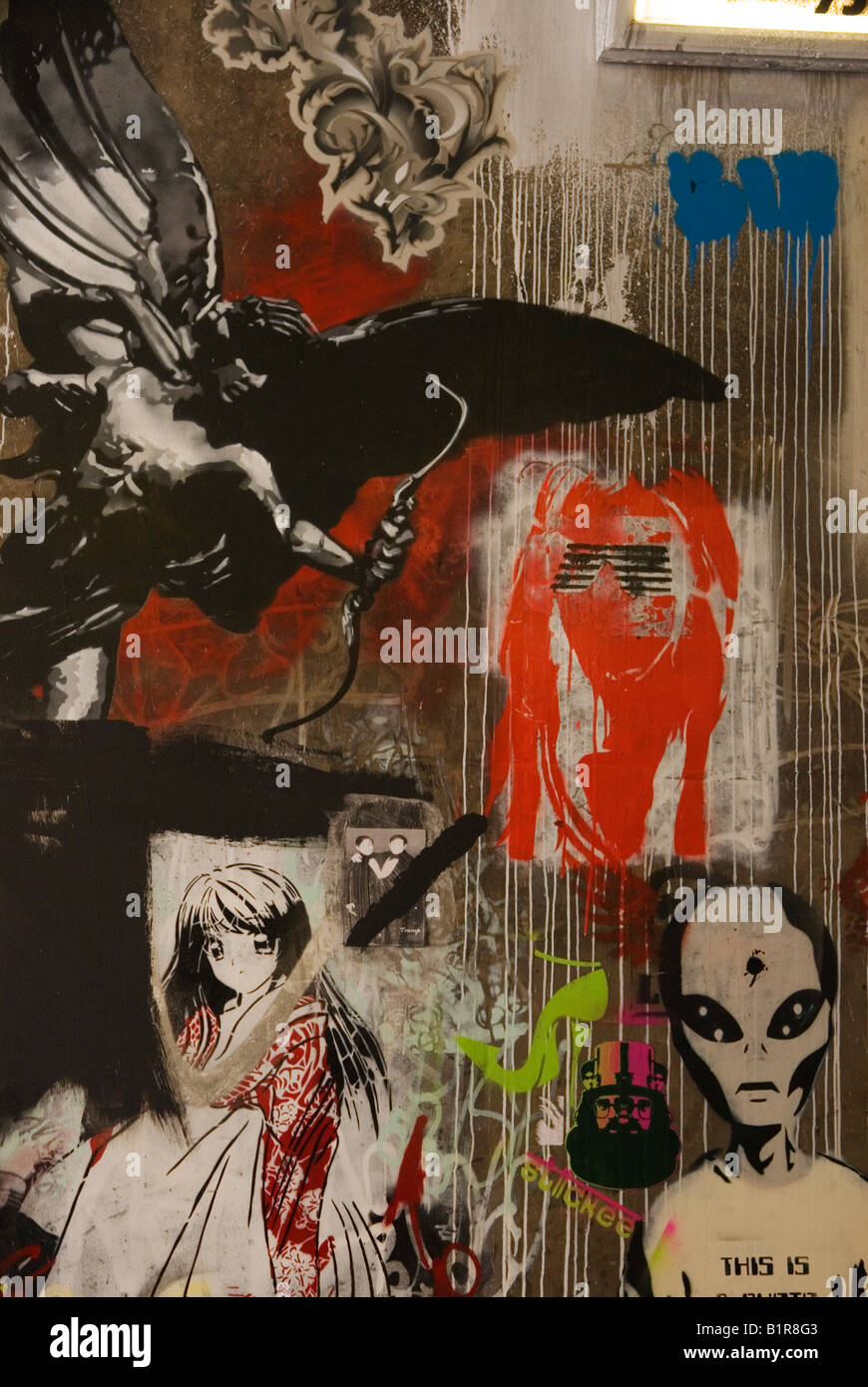 Graffiti street art exhibition, Cans Festival Waterloo created by