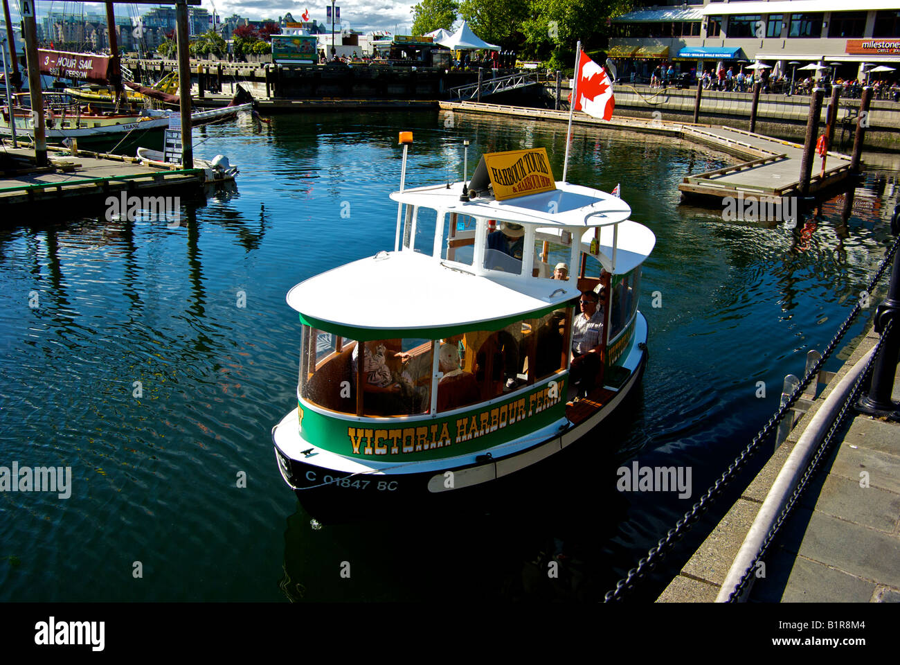 Victoria Harbour tour boat passenger ferry Stock Photo Alamy