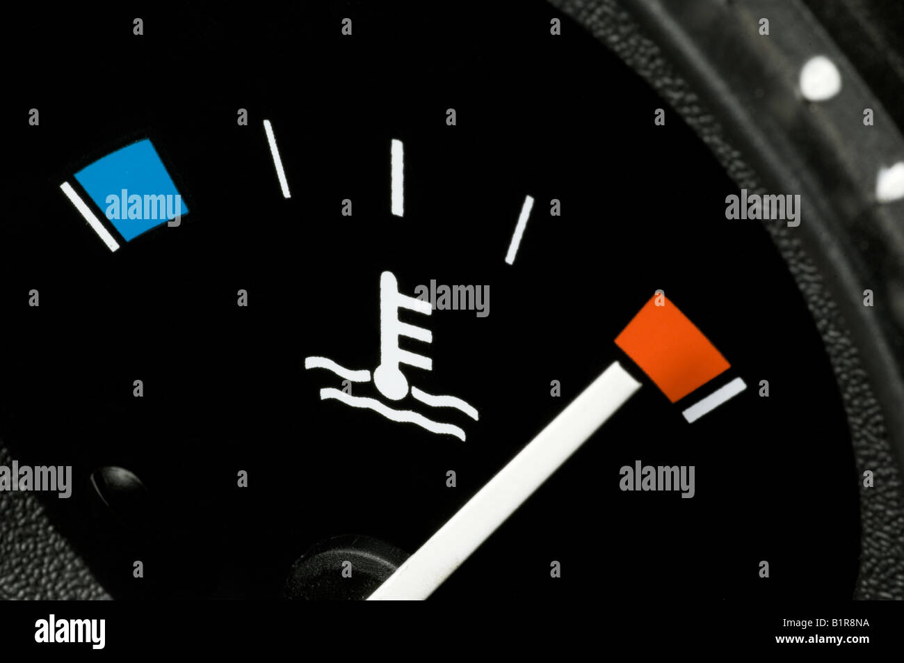 engine temperature gauge Stock Photo Alamy