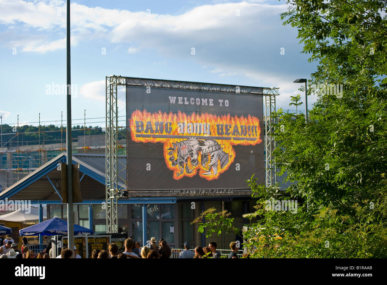 Bang your Head 2008 Stock Photo