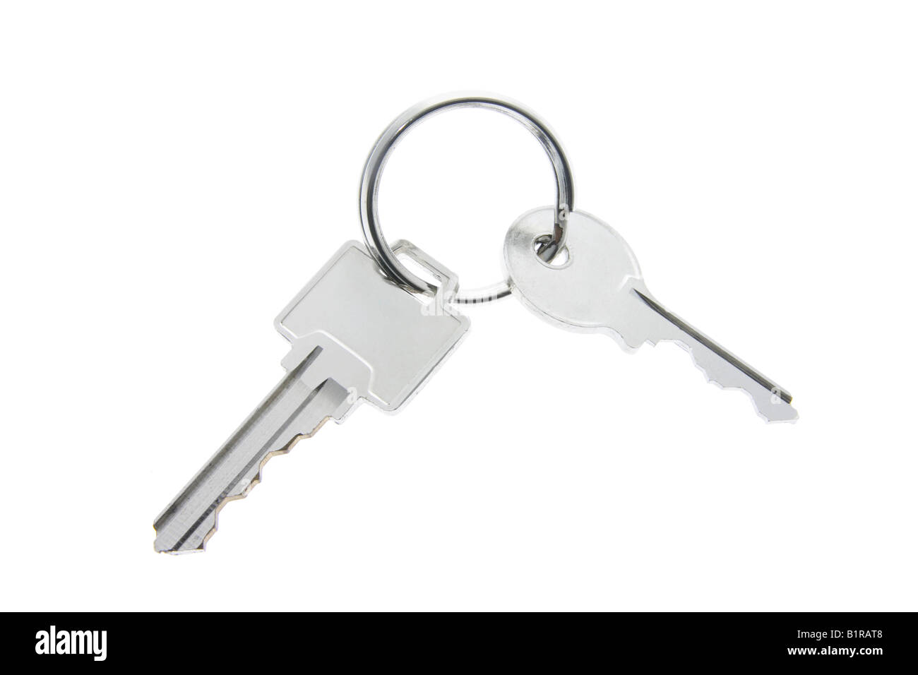 Keys with Key Ring Stock Photo Alamy
