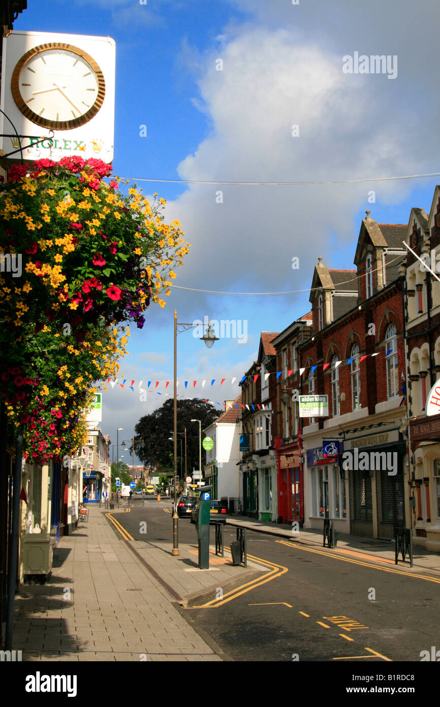 Swindon old town centre shops Wiltshire South West of England uk gb Stock Photo