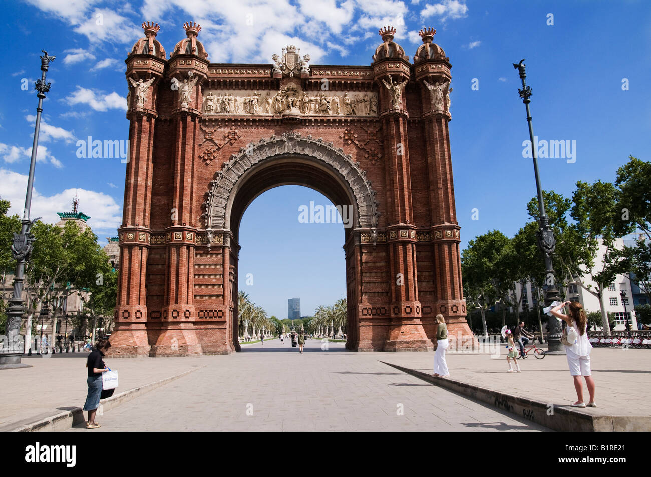 The Arc de Triomf. Barcelona Stock Photo Alamy
