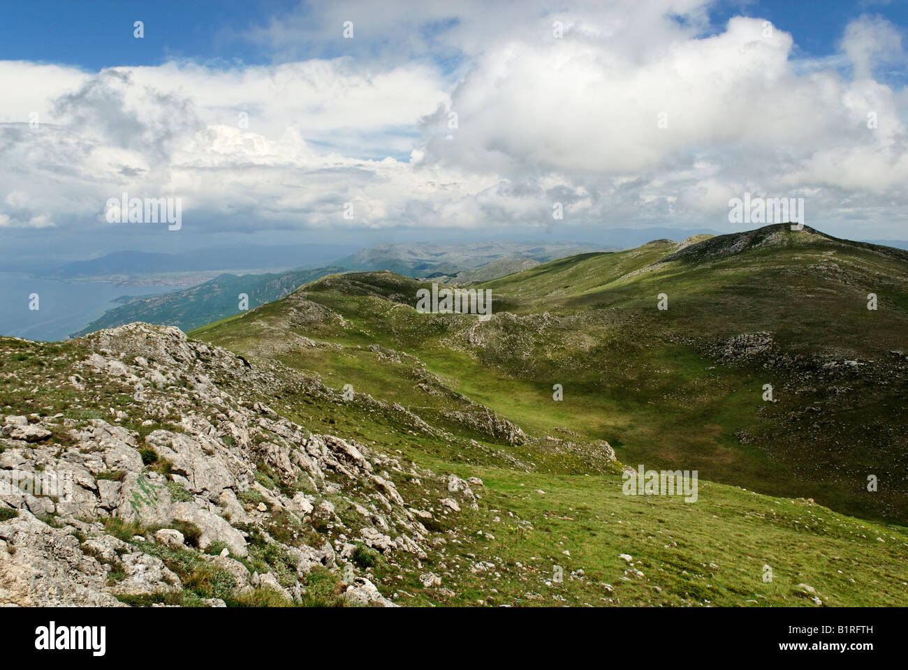 Karst Plateau in the Galicica National Park on Lake Ohrid, UNESCO World ...