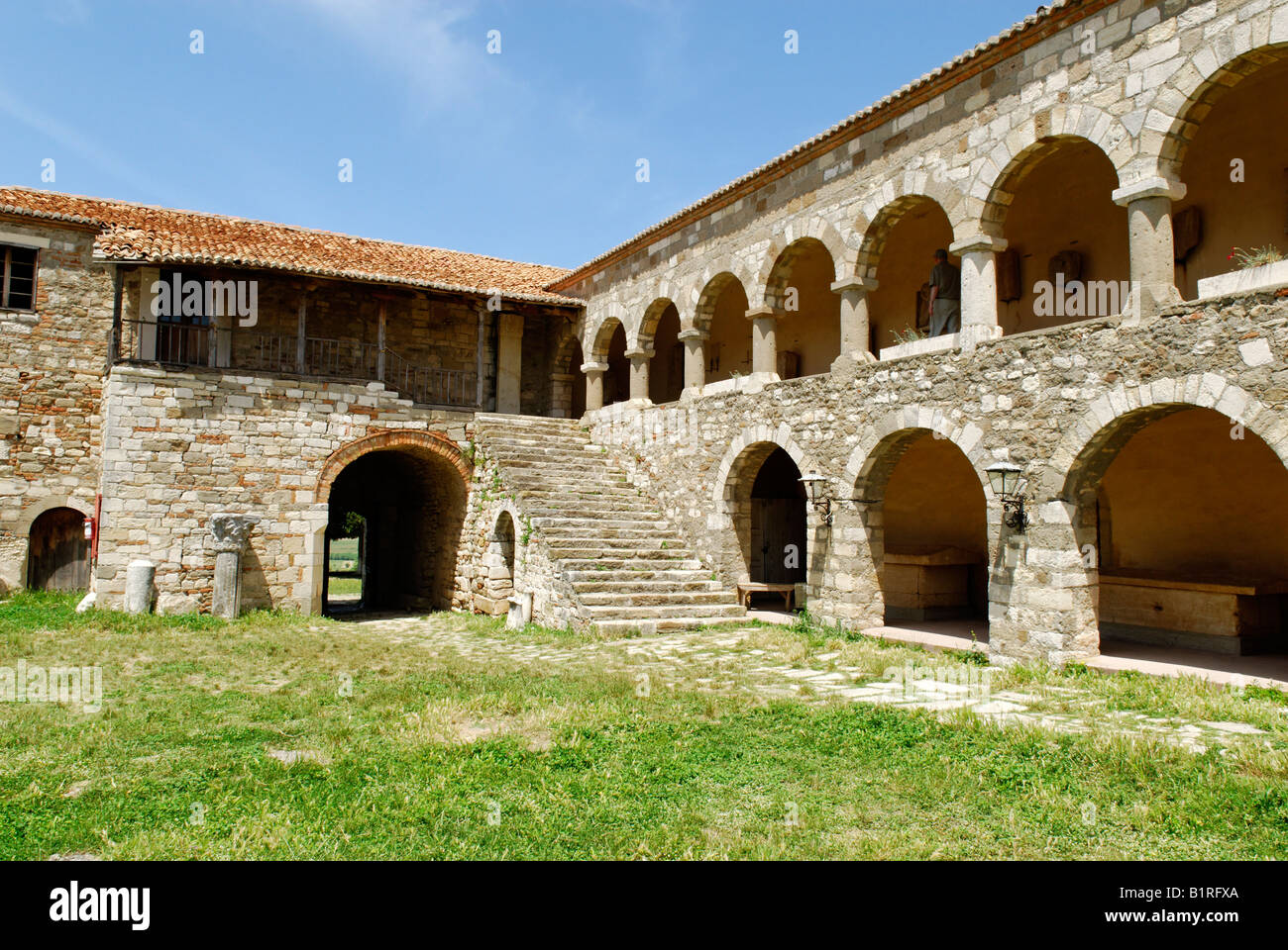 Pojan Byzantine Monastery, Museum of Apollonia, Albania, Europe Stock Photo