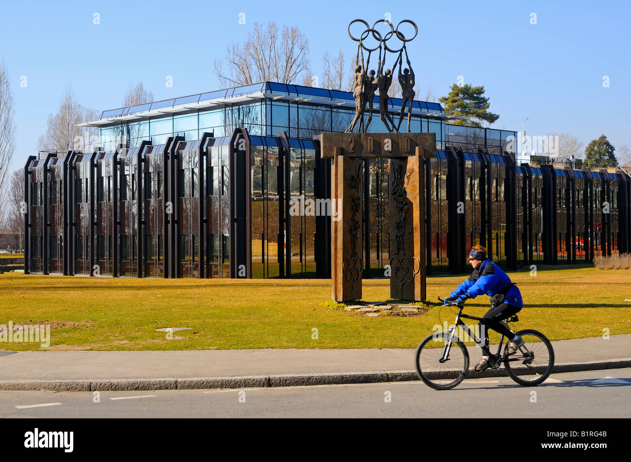 International Olympic Committee, IOC headquarters, Lausanne, Switzerland, Europe Stock Photo