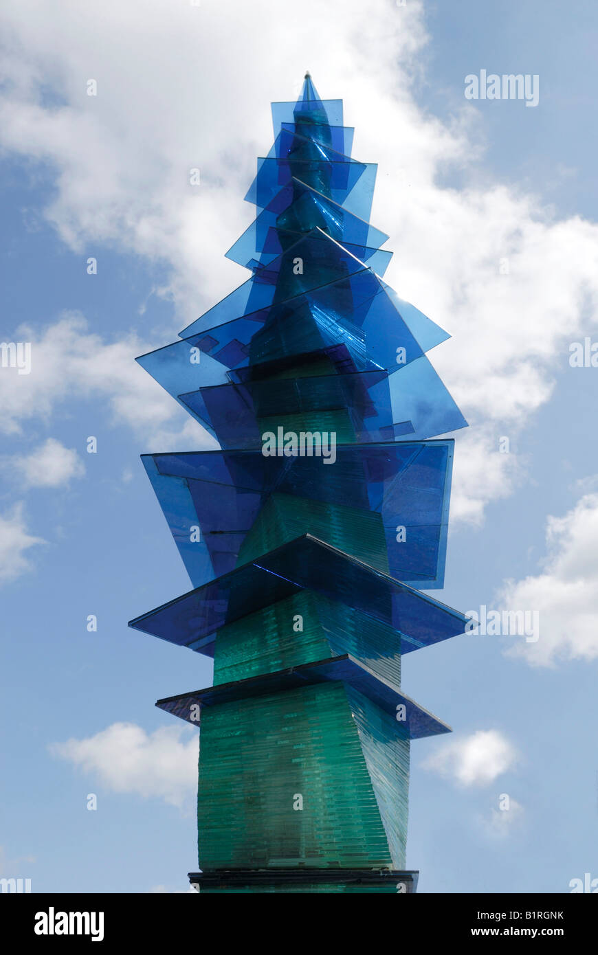 Tree in the Glaeserner Wald, Glass Forest near Regen-Weissenstein, Bavarian Forest, Lower Bavaria, Germany Stock Photo