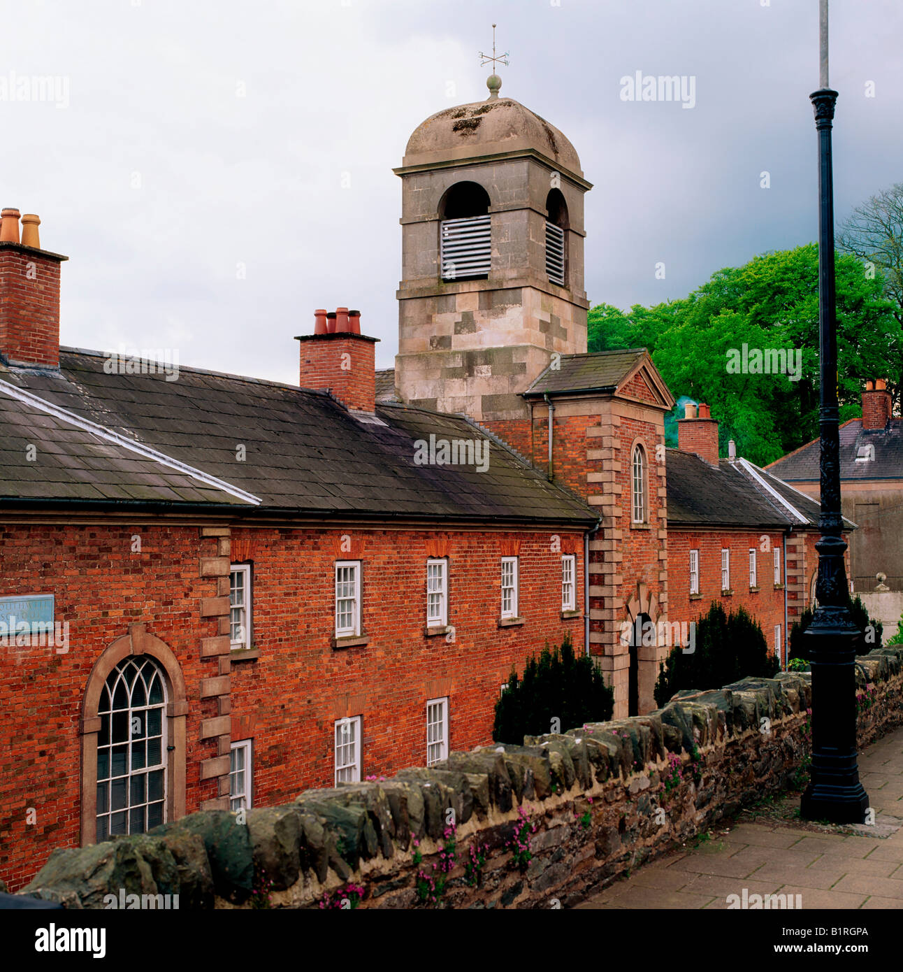 Downpatrick, Co Down, Northern Ireland, Almshouses Stock Photo