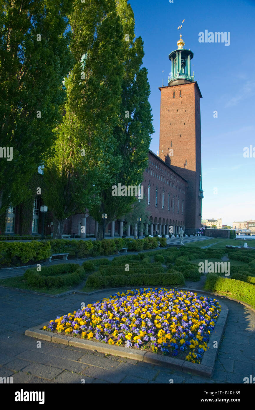 Stadshuset, Stockholm City Hall, Kungsholmen Island, Stockholm, Sweden, Scandinavia, Europe Stock Photo