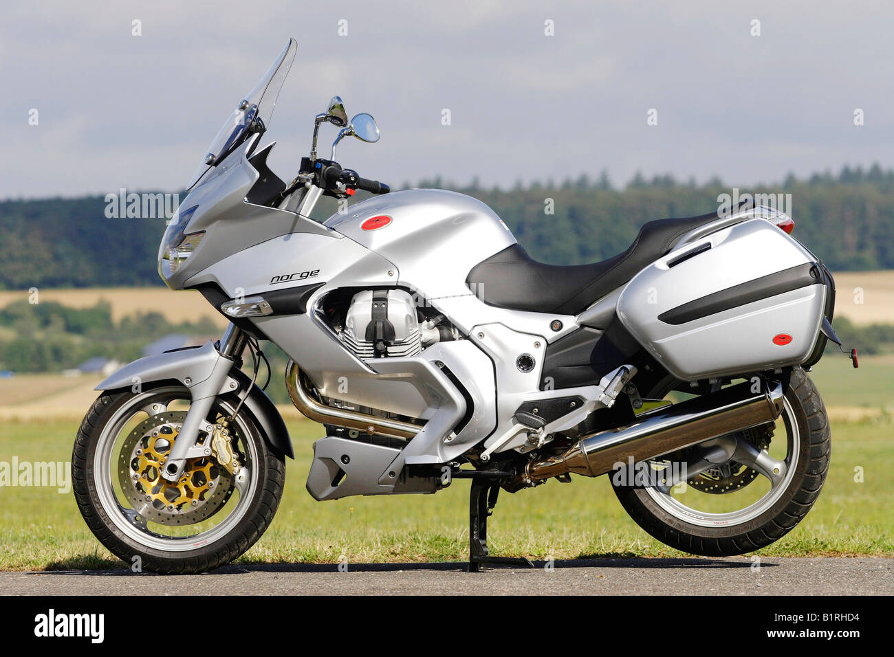 Motorbike Moto Guzzi Norge 1200 Stock Photo - Alamy