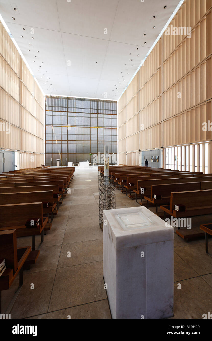 Interior of the Herz Jesu Kirche Church, Neuhausen, Munich, Bavaria, Germany, Europe Stock Photo