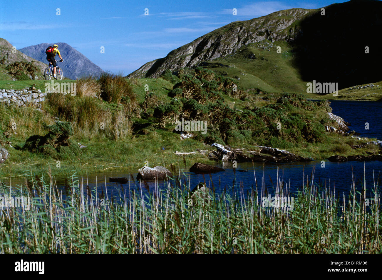 Mountainbiking, Atlantic Drive, Achill Island, Ireland Stock Photo Alamy