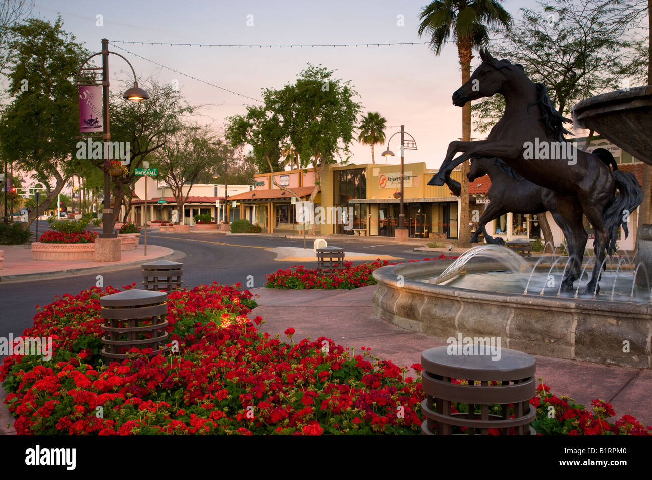 5th Avenue shops Downtown Scottsdale Arizona Stock Photo 18347728 Alamy