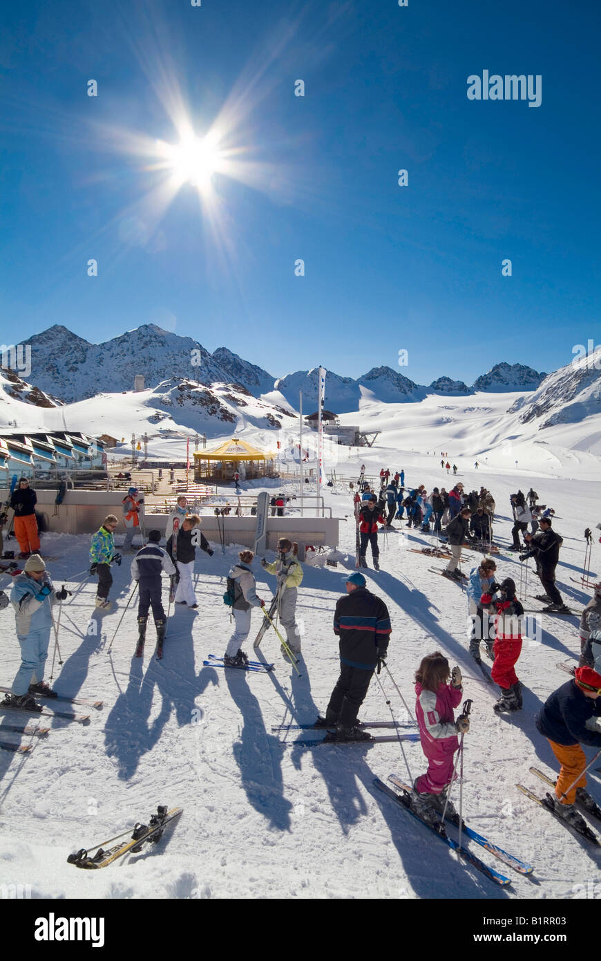 Pitztaler Gletscher Ski Area Pitz Valley Glacier Oetztal Alps Tyrol