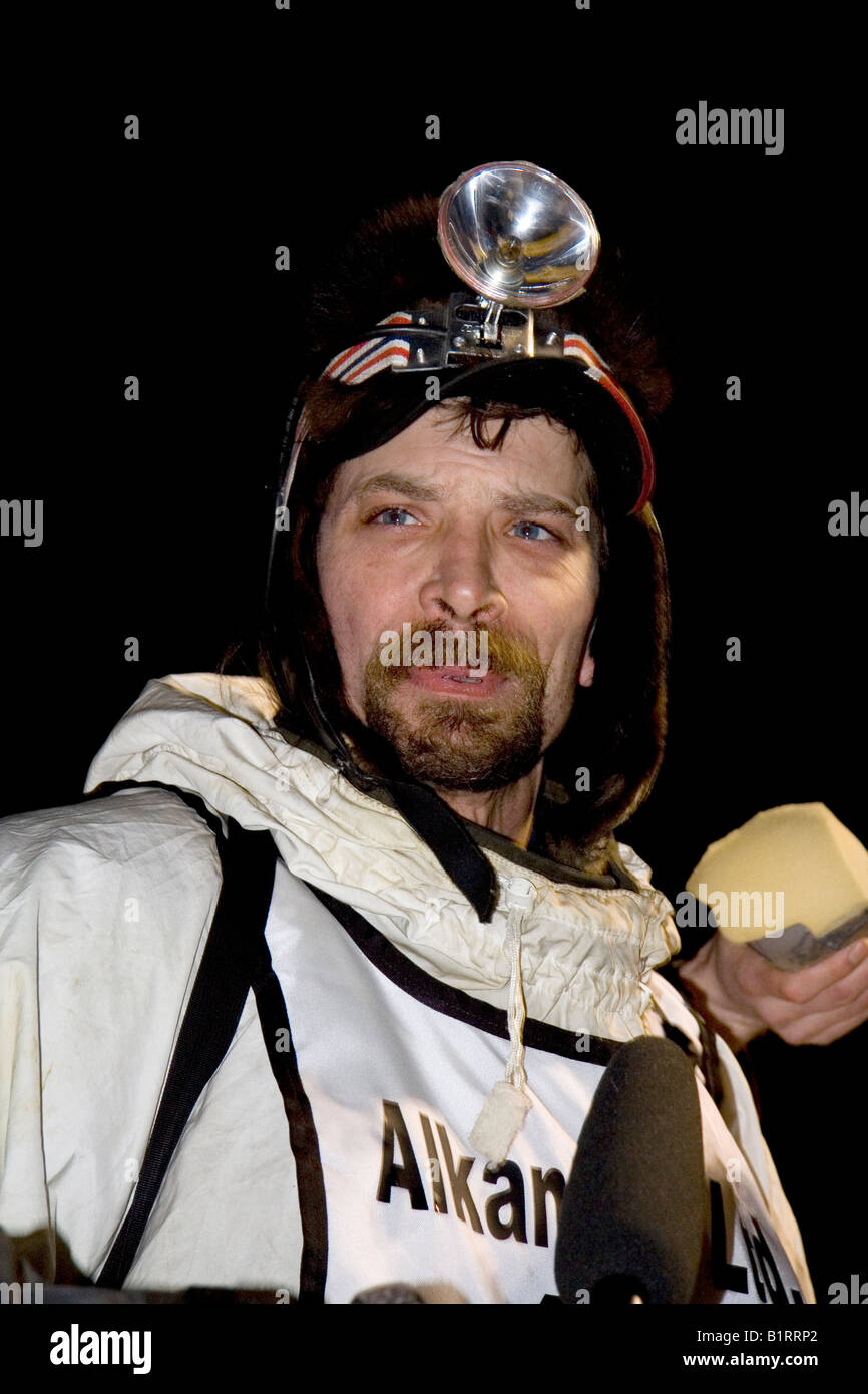 Winning dog musher hi-res stock photography and images - Alamy