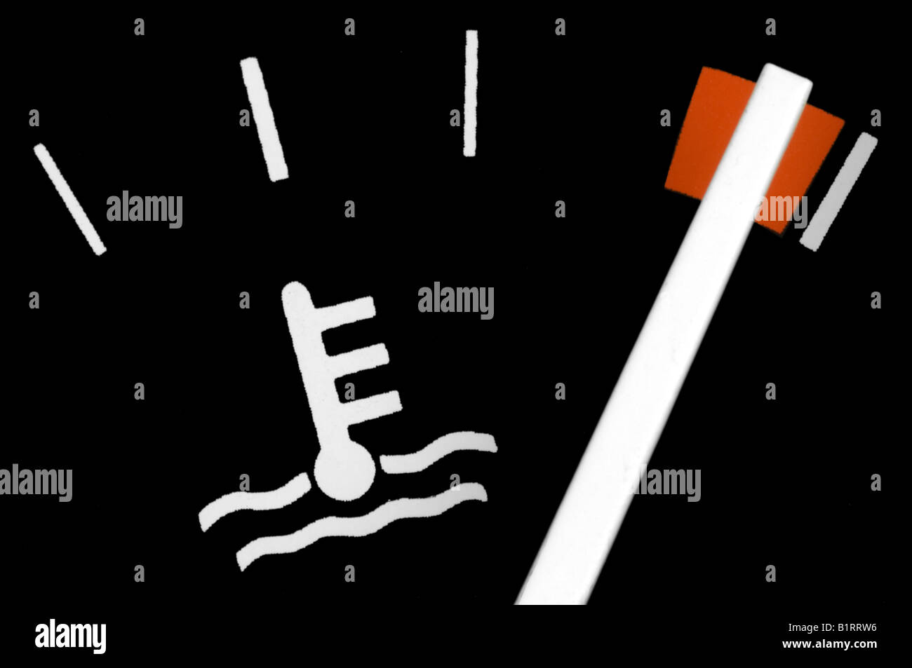 engine temperature gauge Stock Photo Alamy